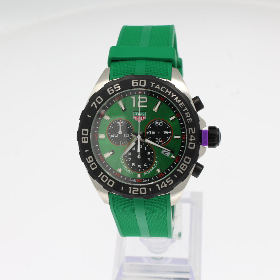 Tag Heuer Formula 1 Green Dial Watch for Men - CAZ101AP.FT8056