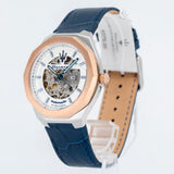 Maserati Stile Automatic Limited Edition White Dial Blue Leather Strap Watch For Men - R8821142001