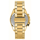 Maserati Traguardo Skeleton Black Dial Gold Steel Strap Watch For Men - R8873612058