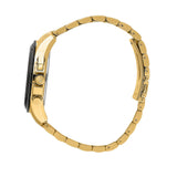 Maserati Traguardo Skeleton Black Dial Gold Steel Strap Watch For Men - R8873612058