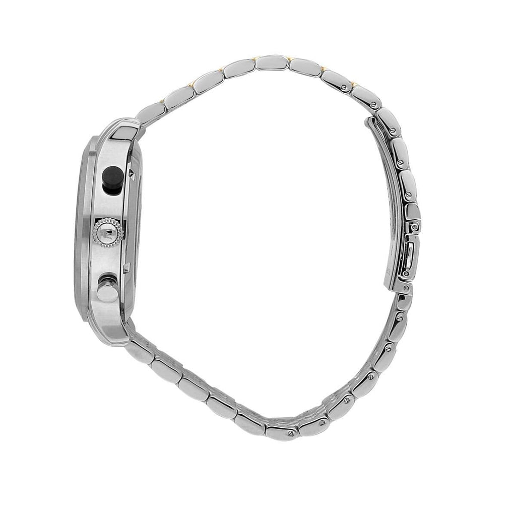 Maserati Legend Chronograph Brown Dial Two Tone Steel Strap Watch For Men - R8873638003