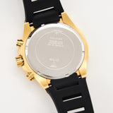 Guess Momentum Chronograph Diamonds Black Dial Black Silicone Strap Watch For Men - GW0518G2