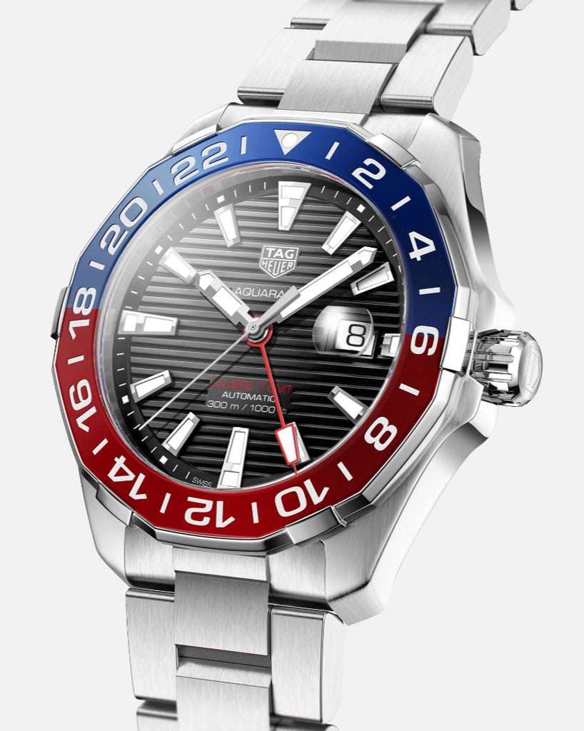 Tag Heuer Aquaracer Pepsi Black Dial Watch for Men - WAY201F.BA0927