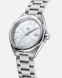 Tag Heuer Formula 1 Mother of Pearl White Dial Silver Steel Strap Watch for Women - WBJ1318.BA0666