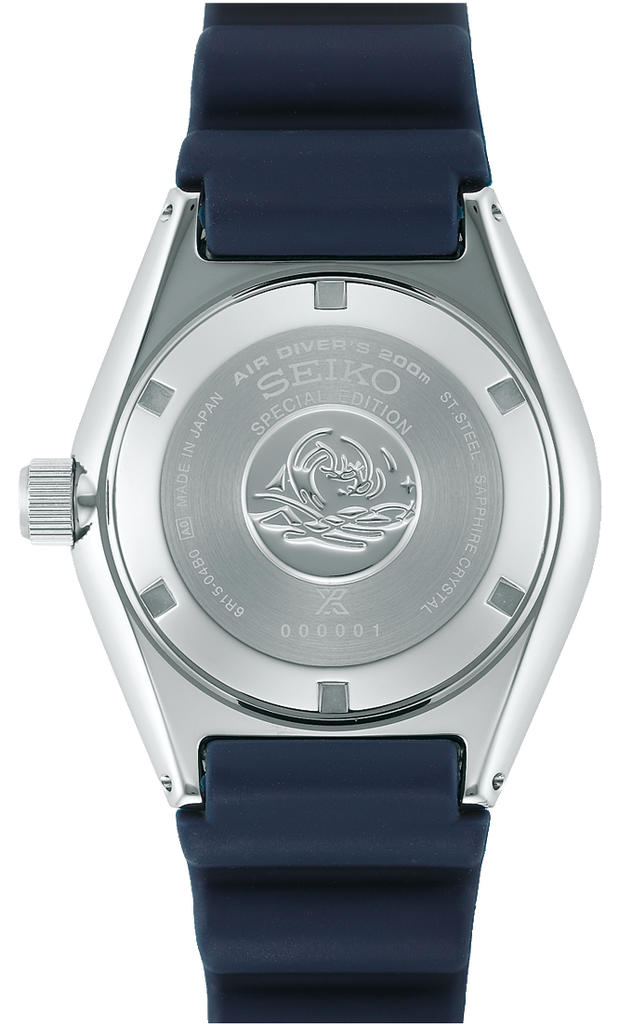 Seiko Prospex PADI Special Edition Divers 200M Blue Dial Blue Rubber Strap Watch For Men - SPB071J1