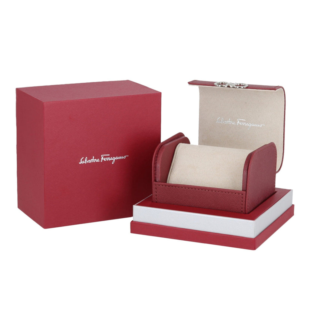 Salvatore Ferragamo Sapphire Chrono Green Dial Silver Steel Strap Watch for Men - SFME00421