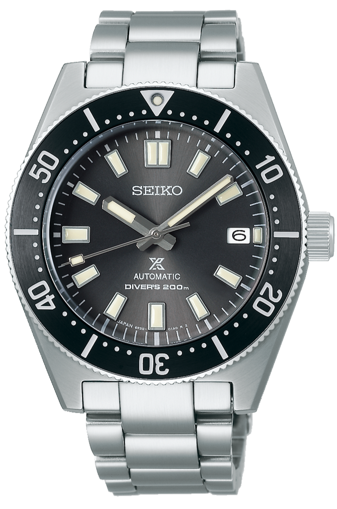 Seiko Prospex 1965 Modern Re Interpretation Automatic Black Dial Silver Steel Strap Watch For Men - SPB143J1