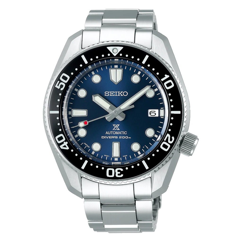 Seiko Prospex Sea Automatic Diver Green Dial Silver Steel Strap Watch For Men - SPB187J1