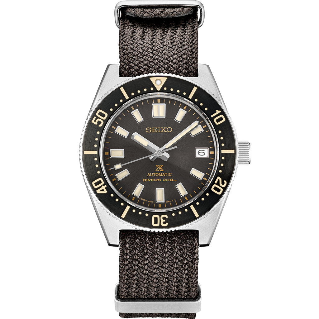 Seiko Prospex 1965 Diver’s Re-Interpretation Automatic Black Dial Brown NATO Strap Watch For Men - SPB239J1