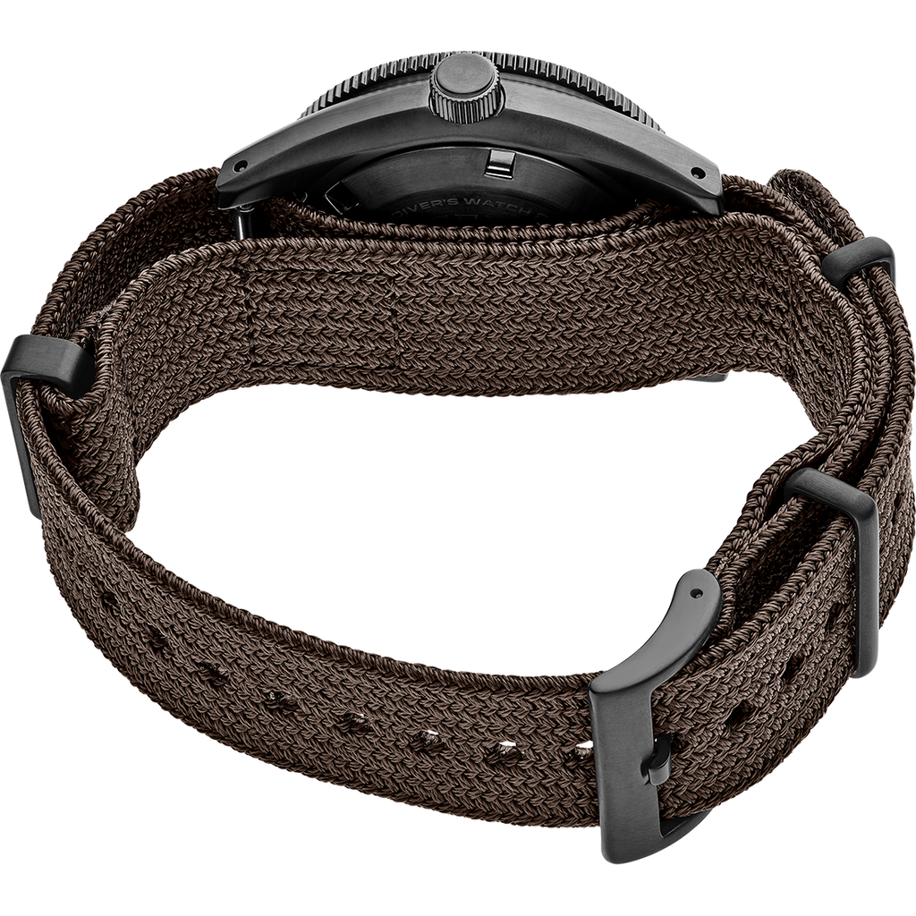 Seiko Prospex Black Series 1965 Limited Edition Black Dial Brown NATO Strap Watch For Men - SPB253J1