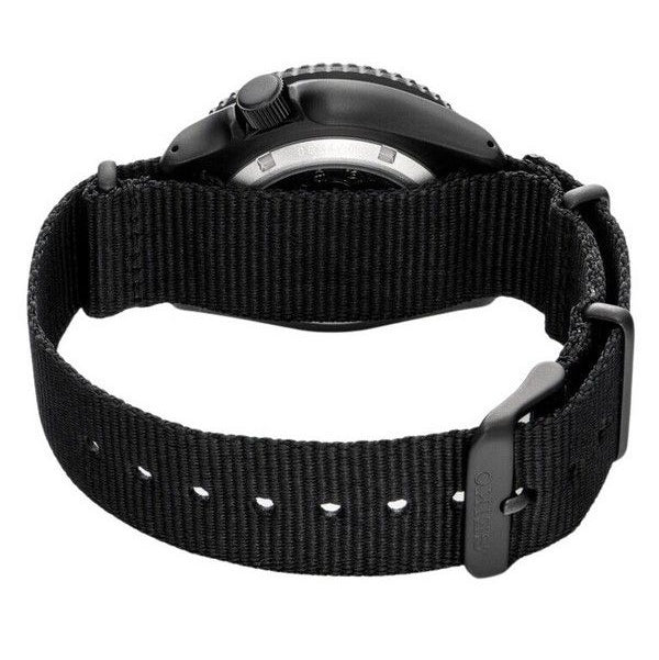 Seiko 5 Sports Automatic Black Dial Black NATO Strap Watch For Men - SRPD79K1
