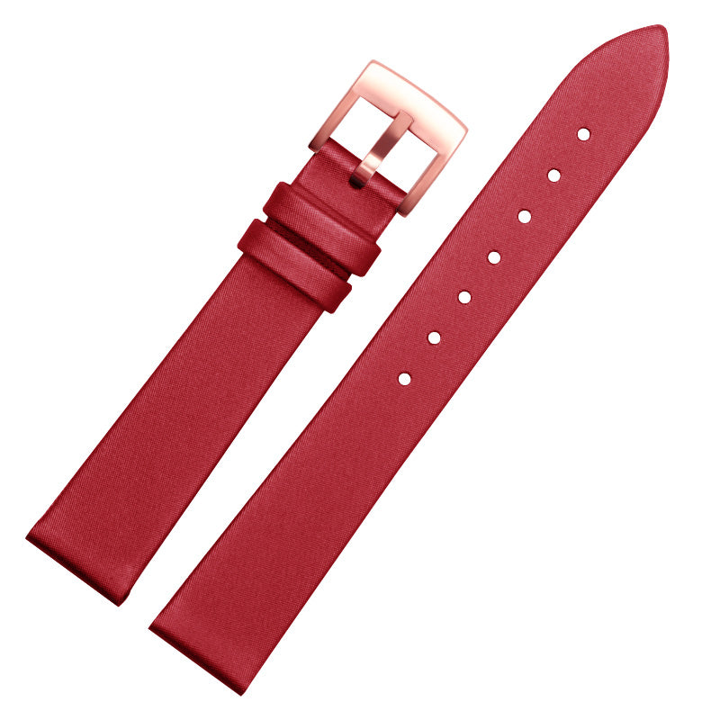 Swarovski Crystal Frost Red Dial Red Leather Strap Watch for Women - 5519226