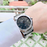 Salvatore Ferragamo F-80 Classic Black Dial Black Leather Strap  Watch for Men - SFDT00219