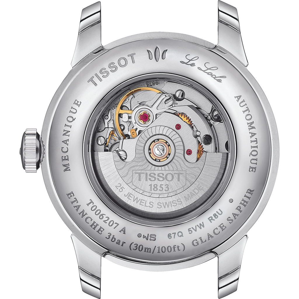 Tissot T Classic Le Locle Automatic Silver Dial Two Tone Steel Strap Watch For Women - T006.207.22.038.00