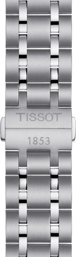 Tissot T Trend Couturier Chronograph Black Dial Silver Steel Strap Watch For Men - T035.410.11.051.00