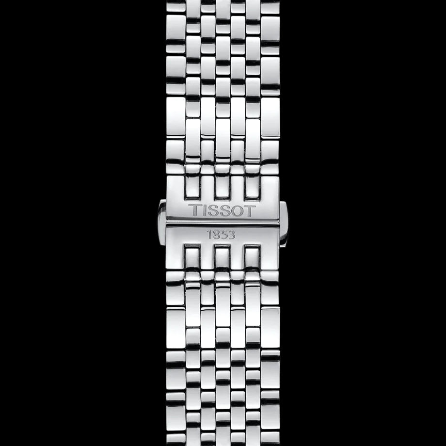 Tissot T Classic Tradition Chronograph Black Dial Silver Steel Strap Watch For Men - T063.617.11.057.00