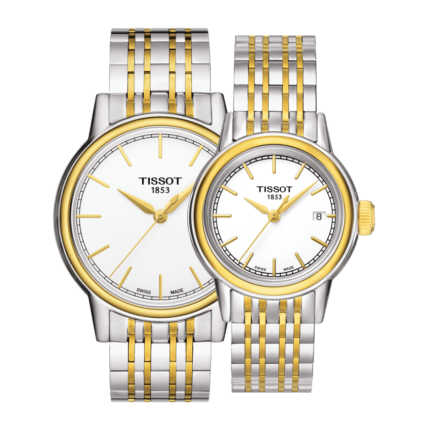 Tissot Carson Steel Lady White Dial Quartz Watch For Women - T085.210.22.011.00