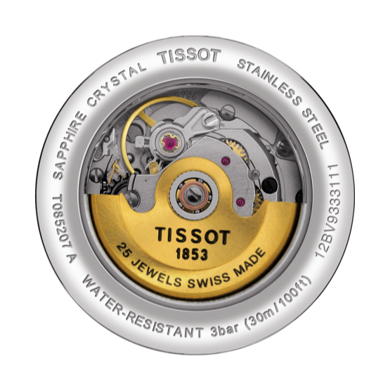 Tissot Carson Automatic Silver Dial Two Tone Steel Strap Watch For Women - T085.207.22.011.00