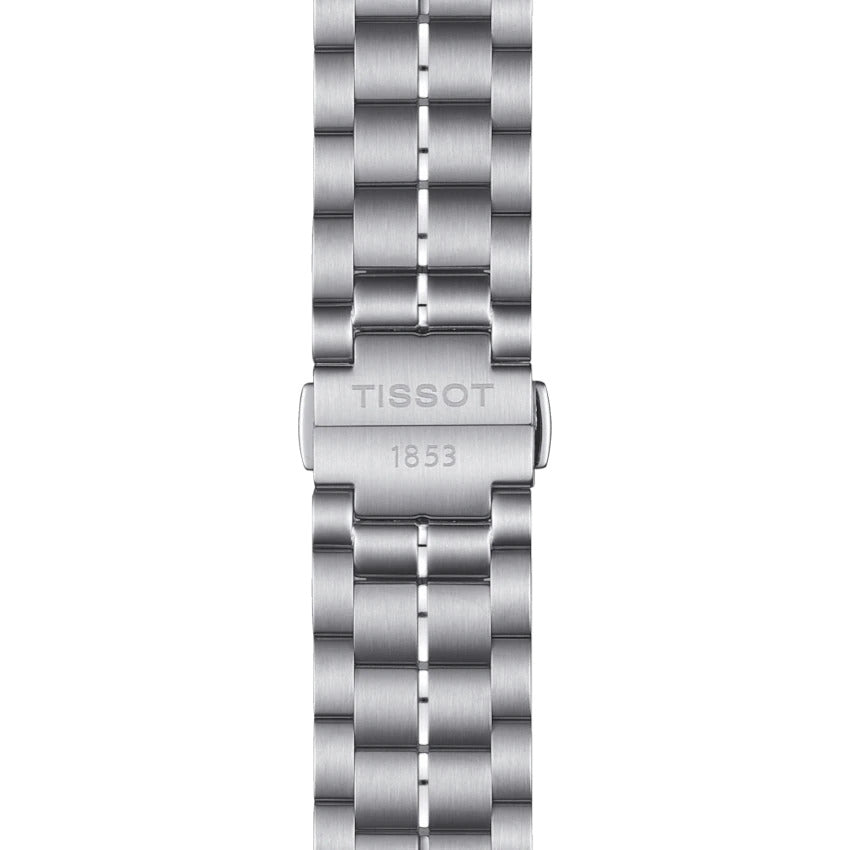 Tissot Luxury Powermatic 80 Silver Dial Silver Steel Strap Watch For Men - T086.407.11.031.00