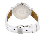 Tissot T Lady Flamingo Mother of Pearl White Dial White Leather Strap Watch For Women - T094.210.26.111.01
