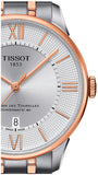 Tissot Chemin des Tourelles Powermatic 80 Silver Dial Two Tone Steel Strap Watch for Men - T099.407.22.038.02