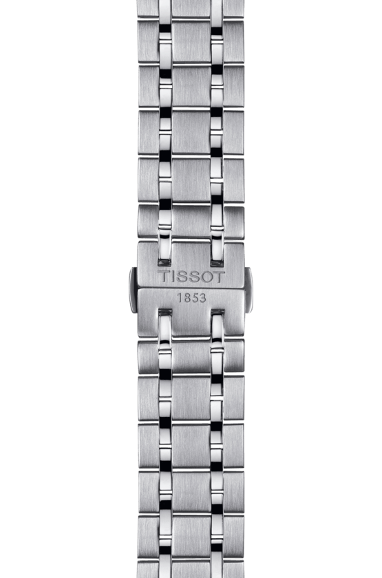 Tissot T Classic Chemin Des Tourelles Silver Dial Silver Steel Strap Watch For Men - T099.408.11.038.00
