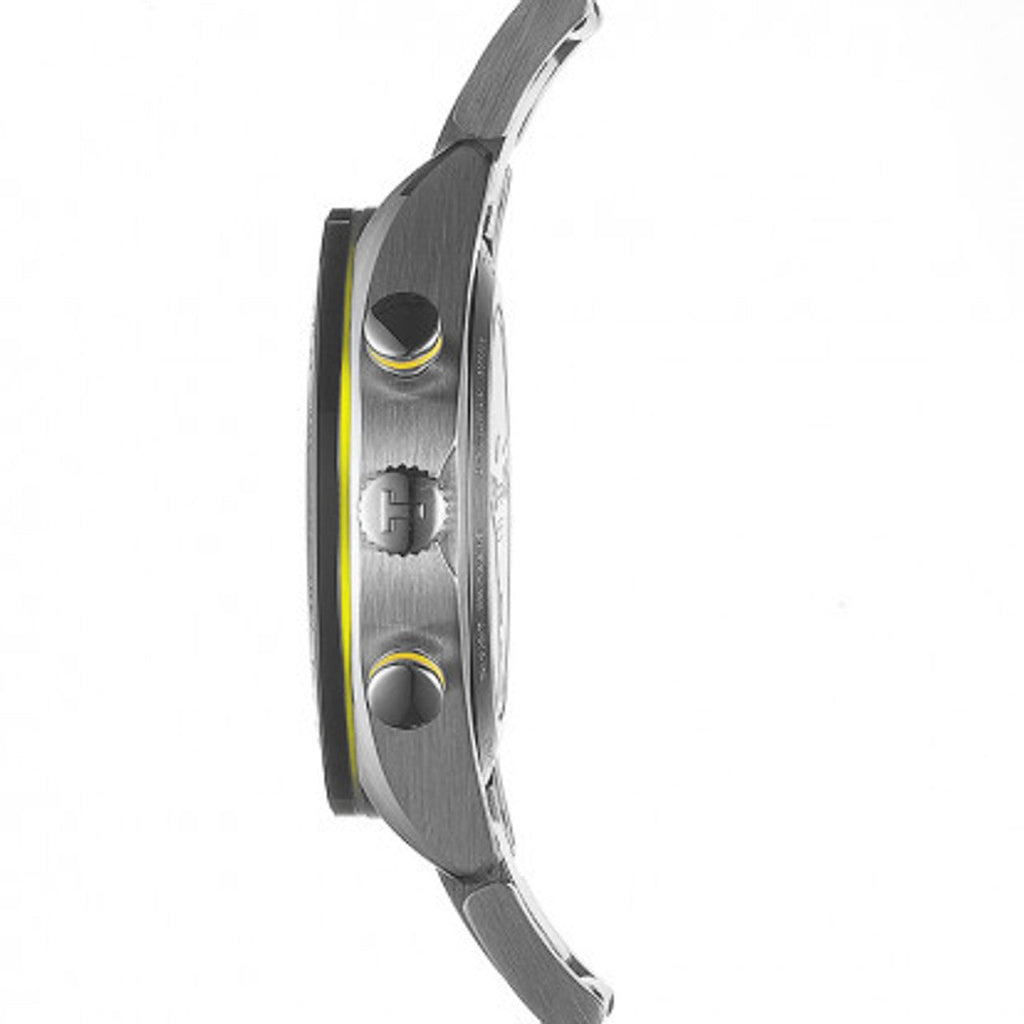 Tissot PRS 516 Chronograph Black Dial Silver Steel Strap Watch For Men - T100.417.11.051.00