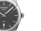 Tissot PR 100 Quartz Leather Strap Watch For Men - T101.410.16.441.00