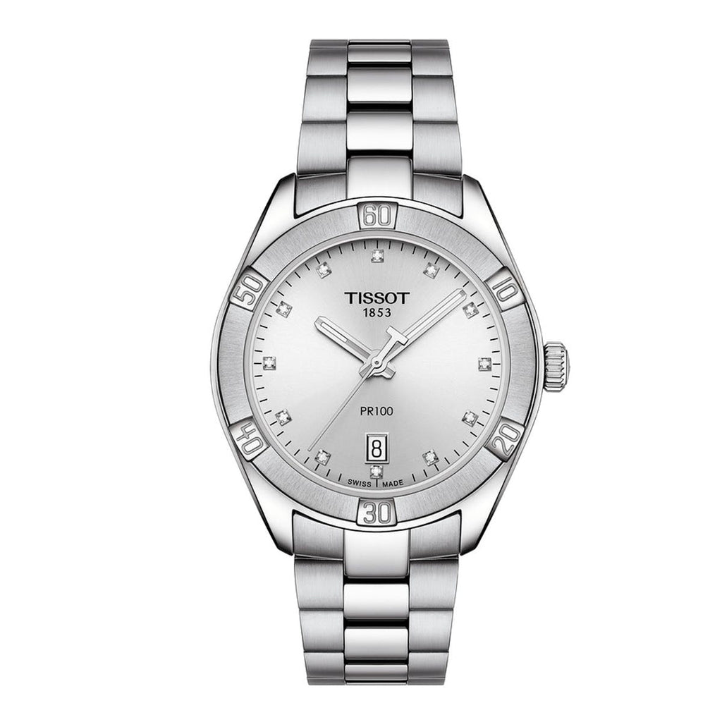 Tissot T Classic PR 100 Sport Chic Lady Watch For Women - T101.910.11.036.00