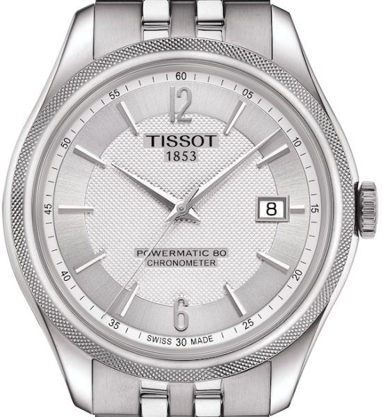Tissot Ballade Powermatic 80 Cosc Silver Dial Silver Steel Strap Watch For Men - T108.408.11.037.00