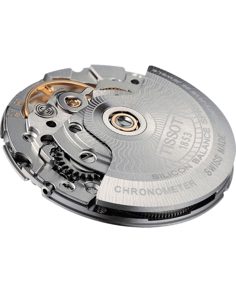 Tissot Ballade Powermatic 80 Cosc Black Dial Silver Steel Strap Watch For Men - T108.408.11.057.00