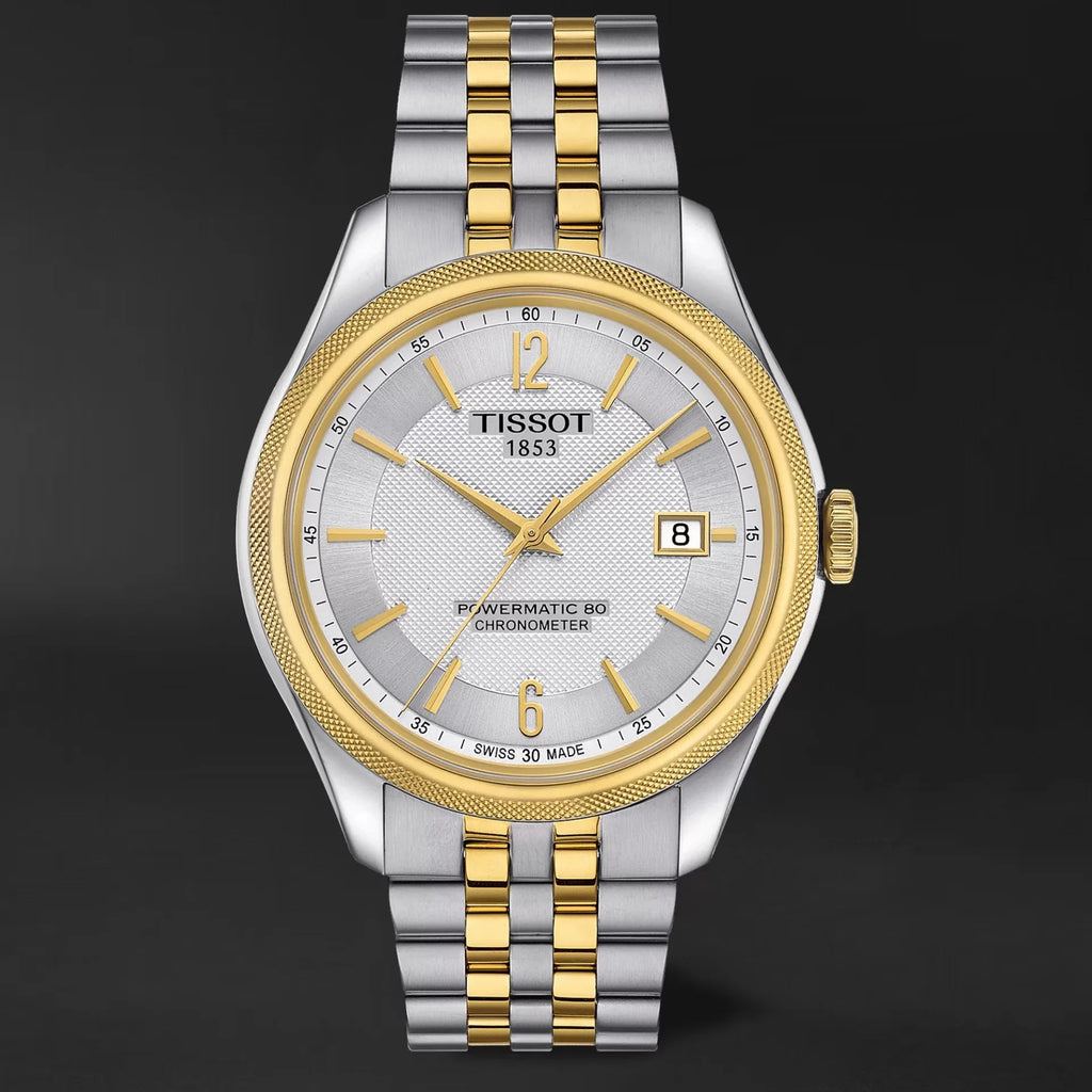 Tissot Ballade Powermatic 80 Chronometer Silver Dial Two Tone Steel Strap Watch For Men - T108.408.22.037.00