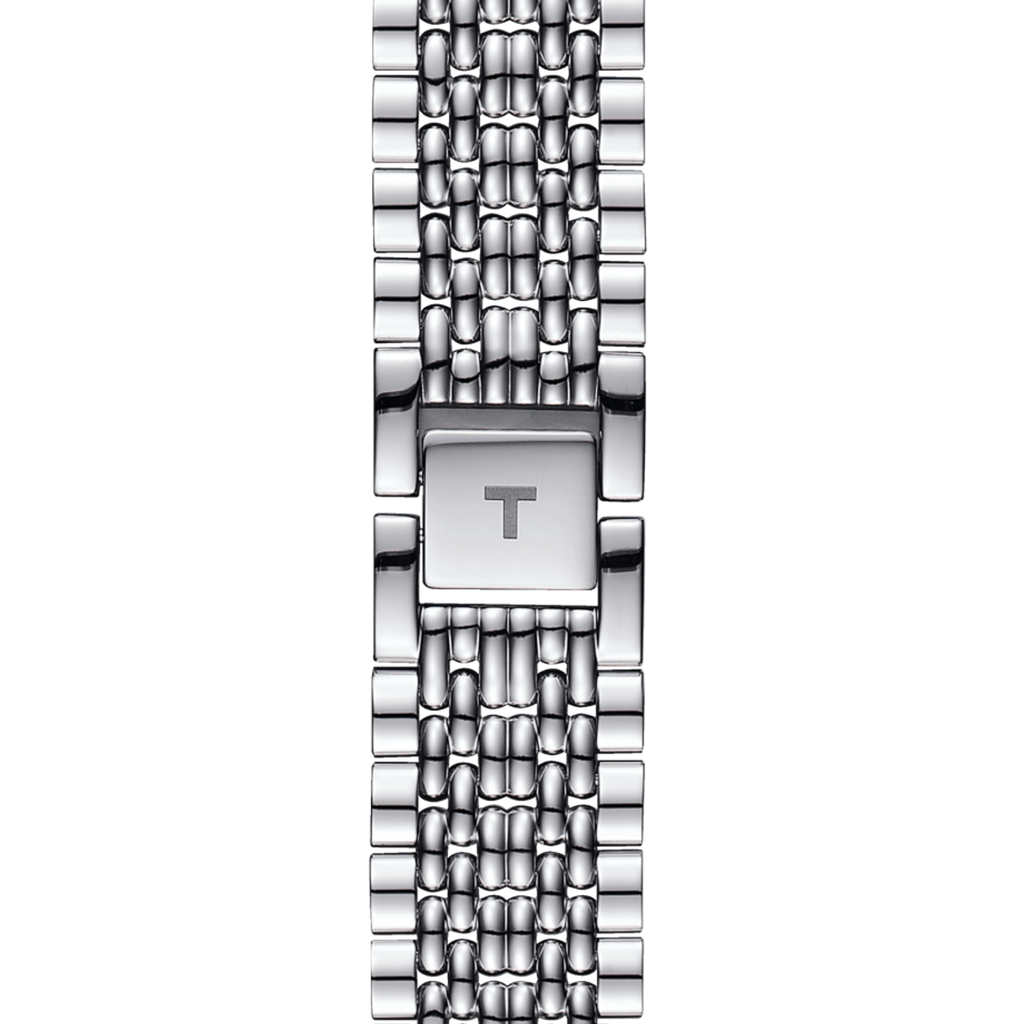 Tissot T Classic Everytime White Dial Silver Mesh Bracelet Watch For Men - T109.410.11.033.00
