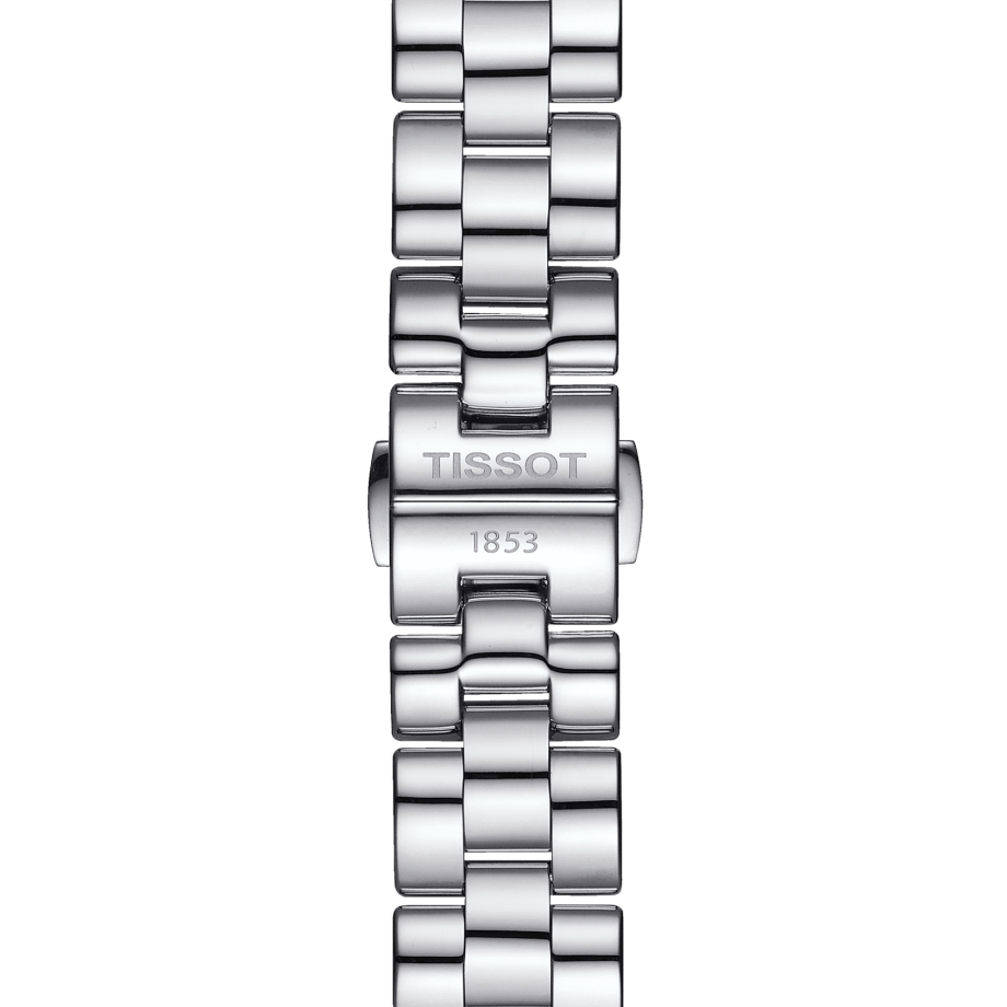Tissot T Wave Silver Dial Silver Steel Strap Watch For Women - T112.210.11.031.00