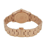 Tissot T Wave Black Dial Rose Gold Steel Strap Watch For Women - T112.210.33.051.00