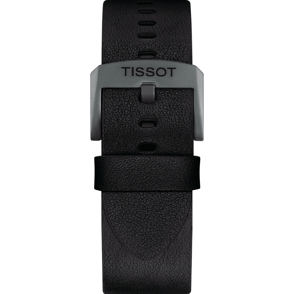 Tissot Chrono XL Tour De France Special Edition Black Dial Black Leather Strap Watch for Men - T116.617.36.051.11