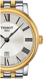 Tissot T Classic Carson Lady Premium Silver Dial Two Tone Steel Strap Watch For Women - T122.210.22.033.00
