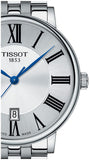 Tissot Carson Premium Silver Dial Silver Steel Strap Watch For Men - T122.410.11.033.00