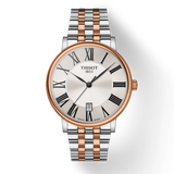 Tissot Carson Premium White Dial Two Tone Steel Strap Watch For Men - T122.410.22.033.00