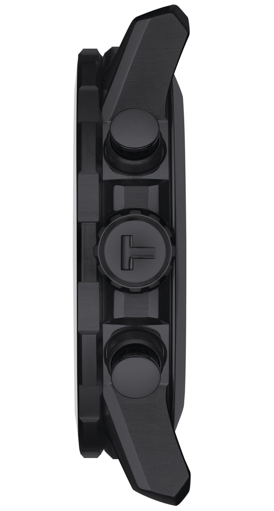 Tissot Supersport Chrono Black Dial Beige Nylon Strap Watch For Men - T125.617.37.051.01