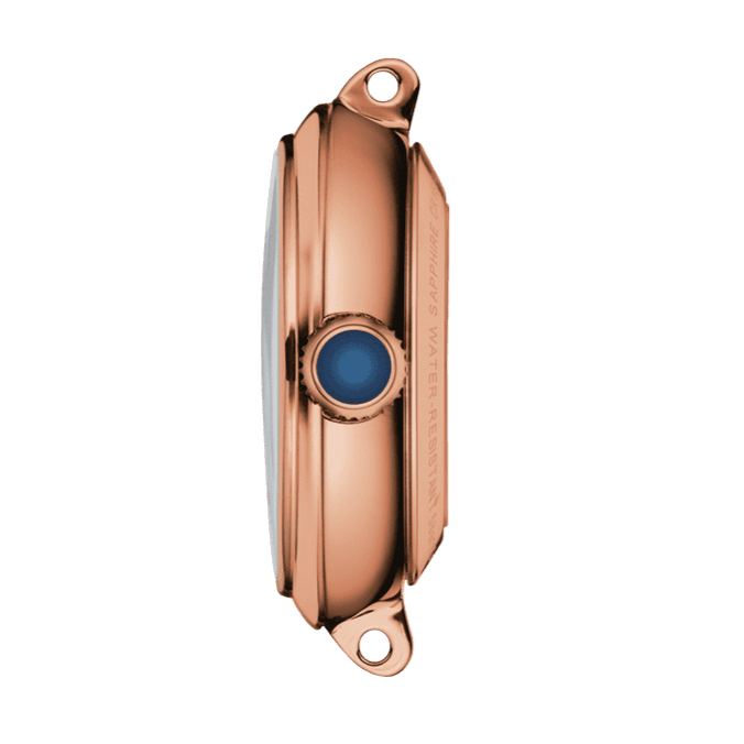 Tissot Bellissima Automatic Silver Dial Brown Leather Strap Watch For Women - T126.207.36.013.00