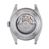 Tissot Gentlemen Powermatic 80 Silicium Blue Dial Brown Leather Strap Watch For Men - T127.407.16.041.00