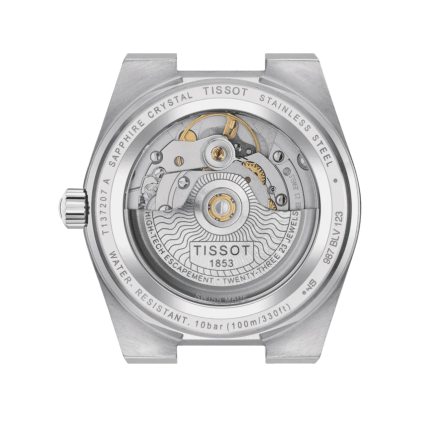 Tissot PRX Powermatic 80 Light Green Dial Silver Steel Strap Watch for Men - T137.207.11.091.01