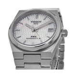 Tissot PRX Powermatic 80 White Dial Silver Steel Strap Watch for Men - T137.207.11.111.00