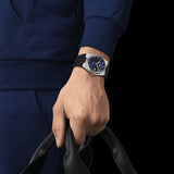 Tissot PRX Blue Dial Black Rubber Strap Watch For Men - T137.410.17.041.00