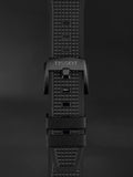 Tissot PRX Powermatic 80 Carbon Black Dial Black Rubber Strap Watch for Men - T137.907.97.201.00