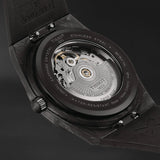 Tissot PRX Powermatic 80 Carbon Black Dial Black Rubber Strap Watch for Men - T137.907.97.201.00