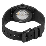 Tissot PRX Powermatic 80 Carbon Black Dial Black Rubber Strap Watch for Men - T137.907.97.201.00