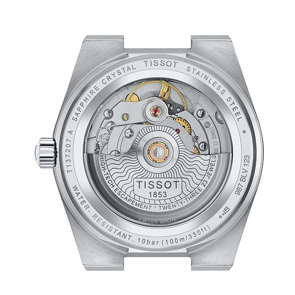 Tissot PRX Powermatic 80 Light Green Dial Silver Steel Strap Watch for Men - T137.207.11.091.01