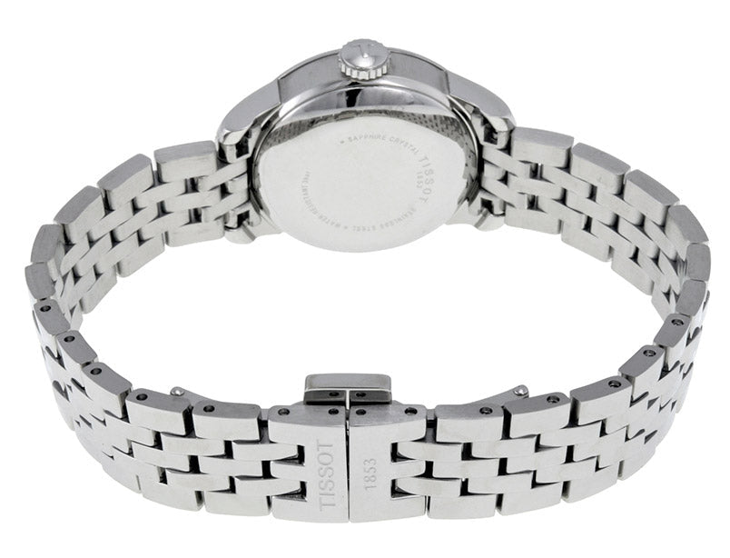 Tissot Le Locle Small Automatic Silver Dial Silver Steel Strap Watch For Women - T41.1.183.33